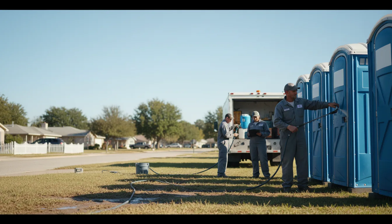 Long-Term Portable Toilet Rental in Gilbert, LA near me